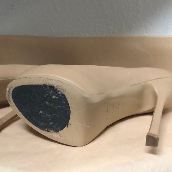 YSL tribtoo Nude Stiletto Heel Size 39 worn once - Picture 16 of 16